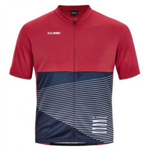  Μπλούζα με κοντό μανίκι Cube ATX Jersey Full Zip S/S - 11470 DRIMALASBIKES